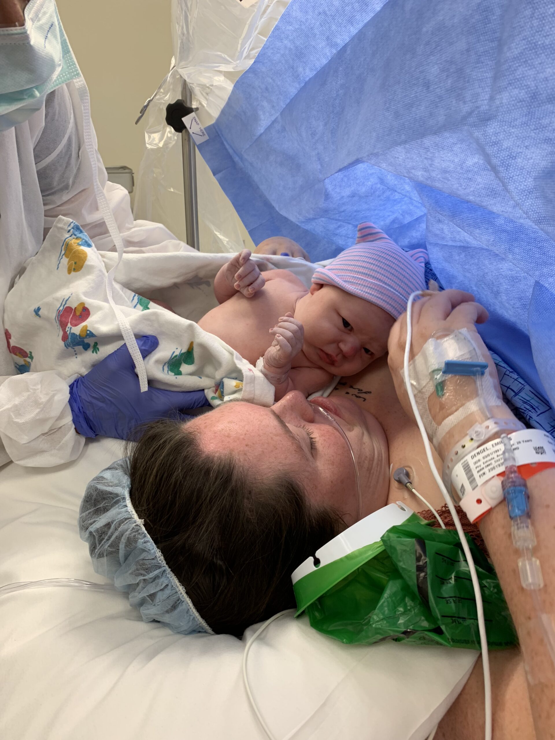 A grant baby arrived